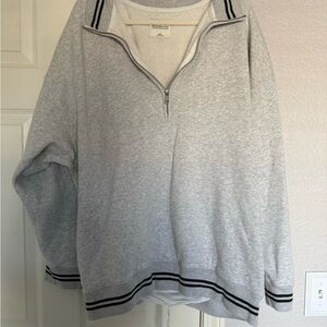 Abercrombie & Fitch Quarter Zip Sweatshirt